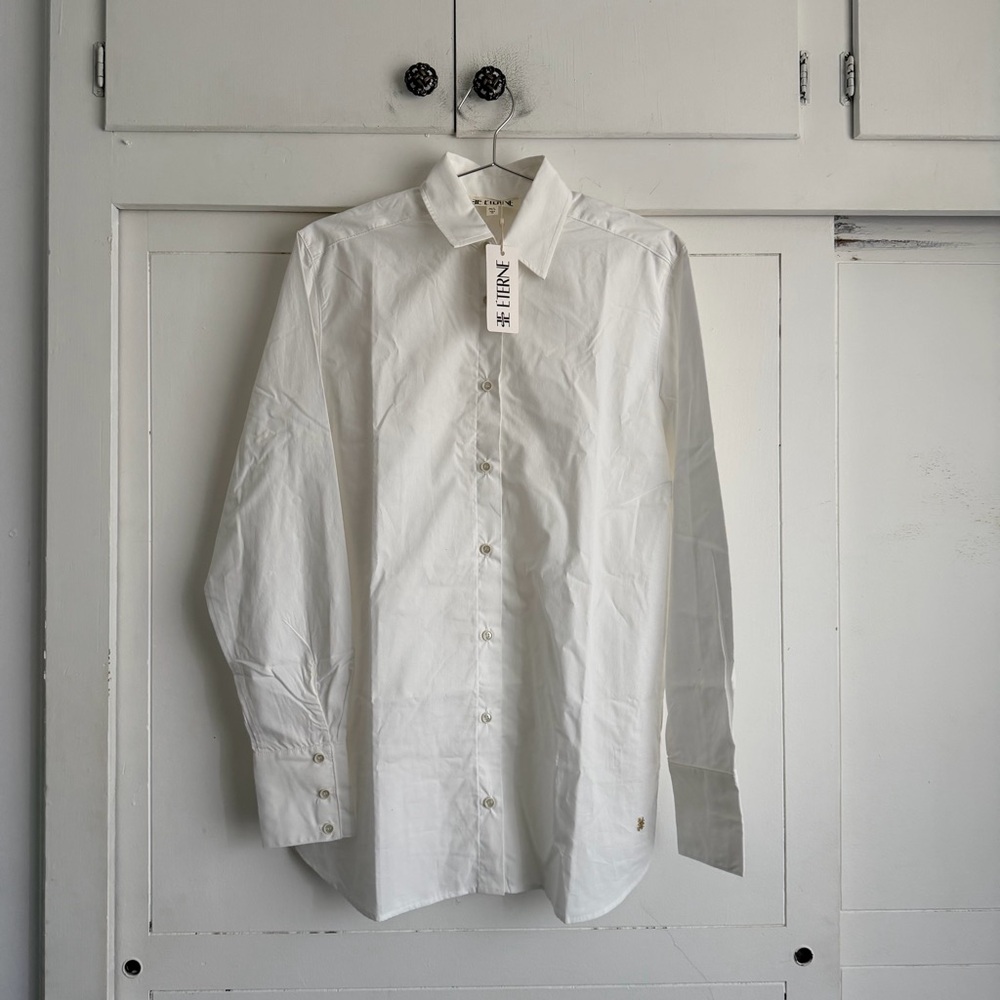 Eterne Cotton Popline Shirt - M/L